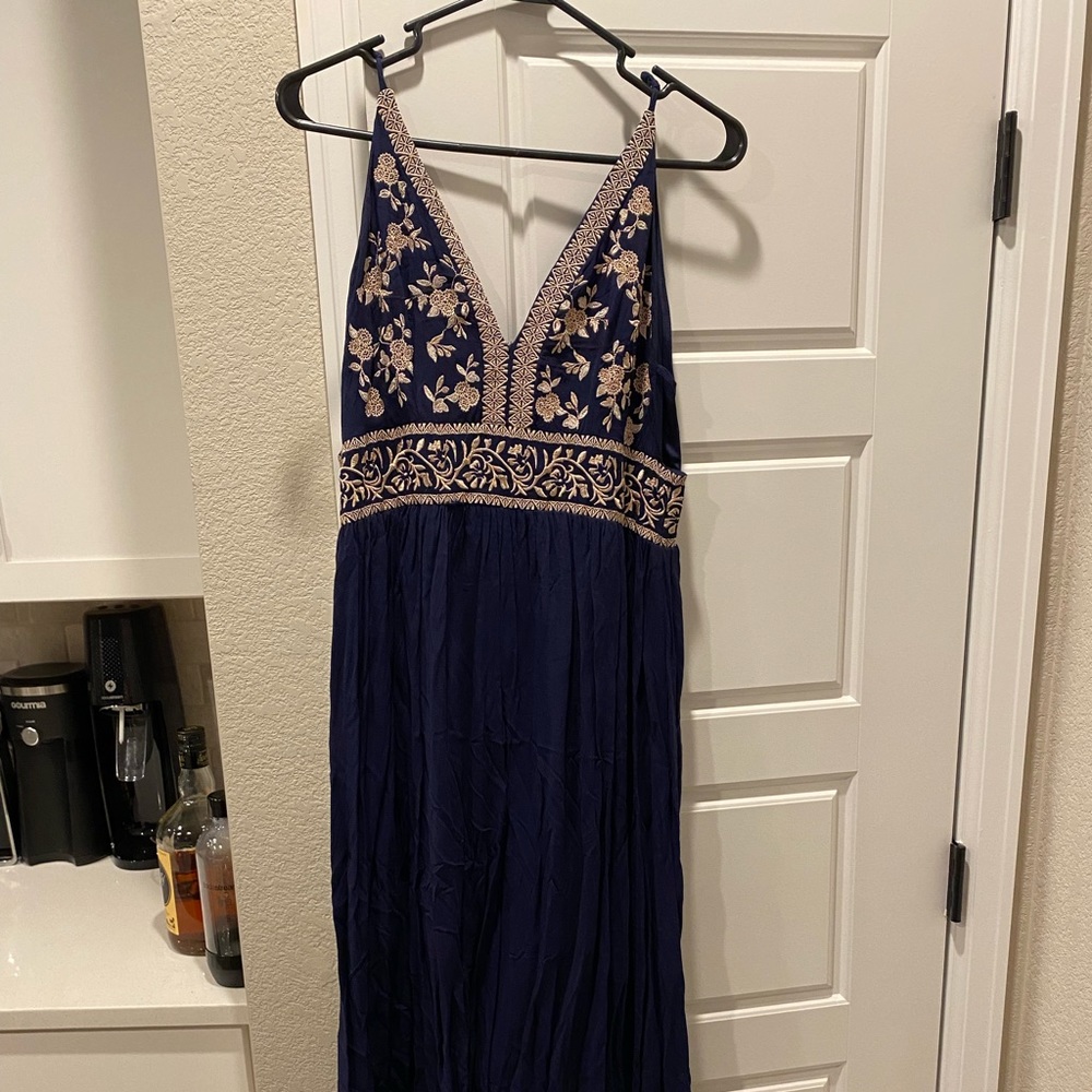 Soieblu Navy Maxi Dress